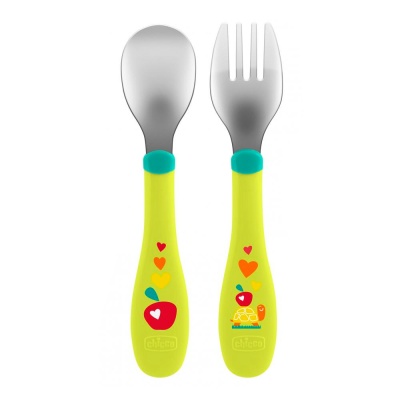 Набор для кормления Metal Cutlery Chicco 340624054